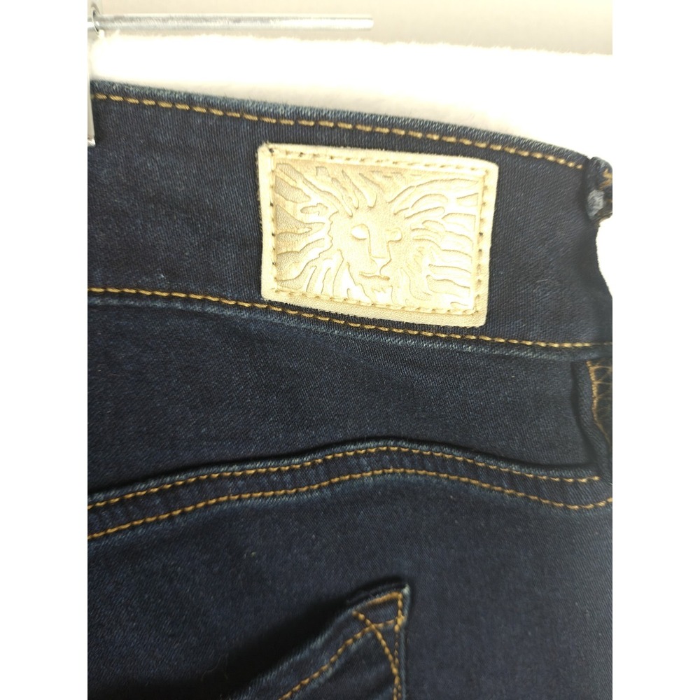 Anne Klein 18W High Rise Skinny Ankle Jeans Dark Indigo Stretch Denim Plus Size - Picture 5 of 13